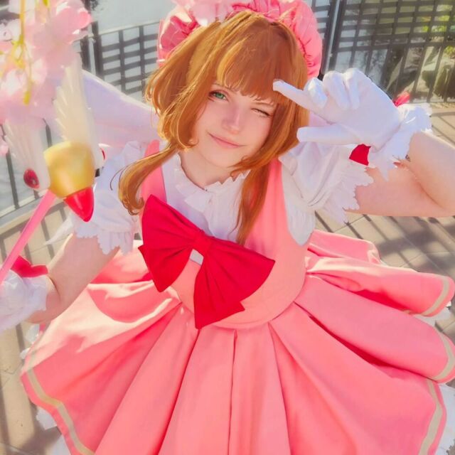 «Я просто хочу защищать тех, кто мне дорог.» Character: Sakura From: Sakura card captor Cosplay: @do
