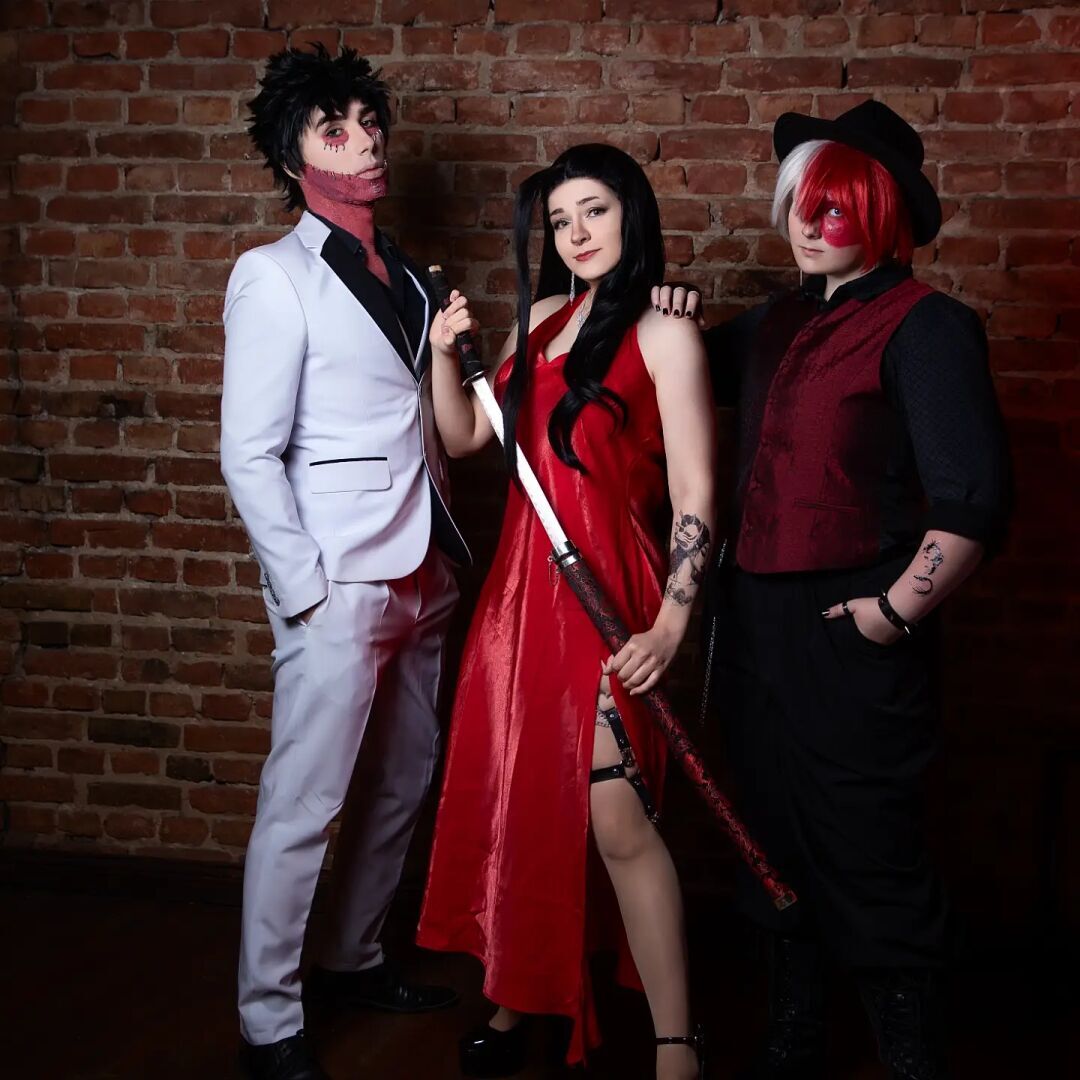 #dabi by @monarch.cosp #momoyaoyorozu by @klimas_cosplay #todoroki by @rainroxycosplay Фото и обработка @karuta1612 ---------------------------------- #тодороки