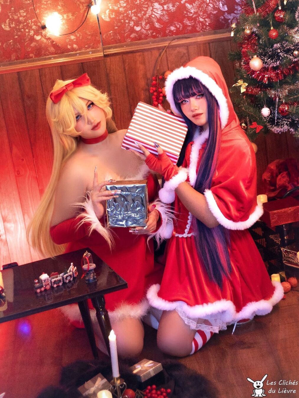 С Рождеством!! 🎄✨ - Фотограф @les_cliches_du_lievre Студия: @cosconv.studio в @k_shoppu_dijon Panty @_kuromii_cos Stocking @ovava_cos - Теги 🏷️ #pantyandstockin