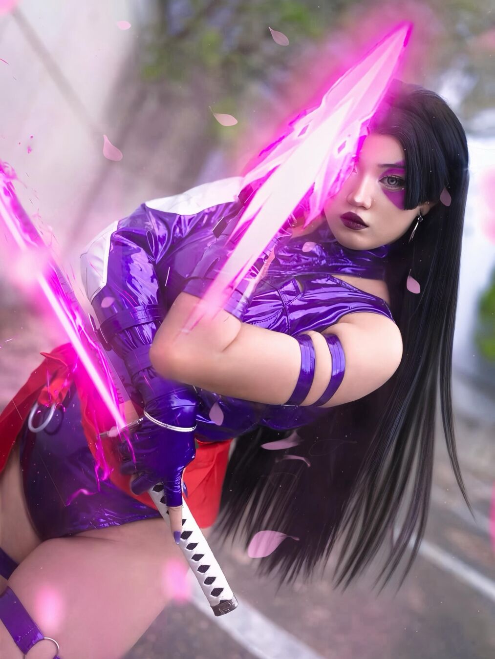 Psylocke | @marvelsrival 💜 Очень довольна эдитом, который сделала для этого образа, повозиться пришлось, но я реально горжусь результатом !!! ✨ Ещё раз спасибо 