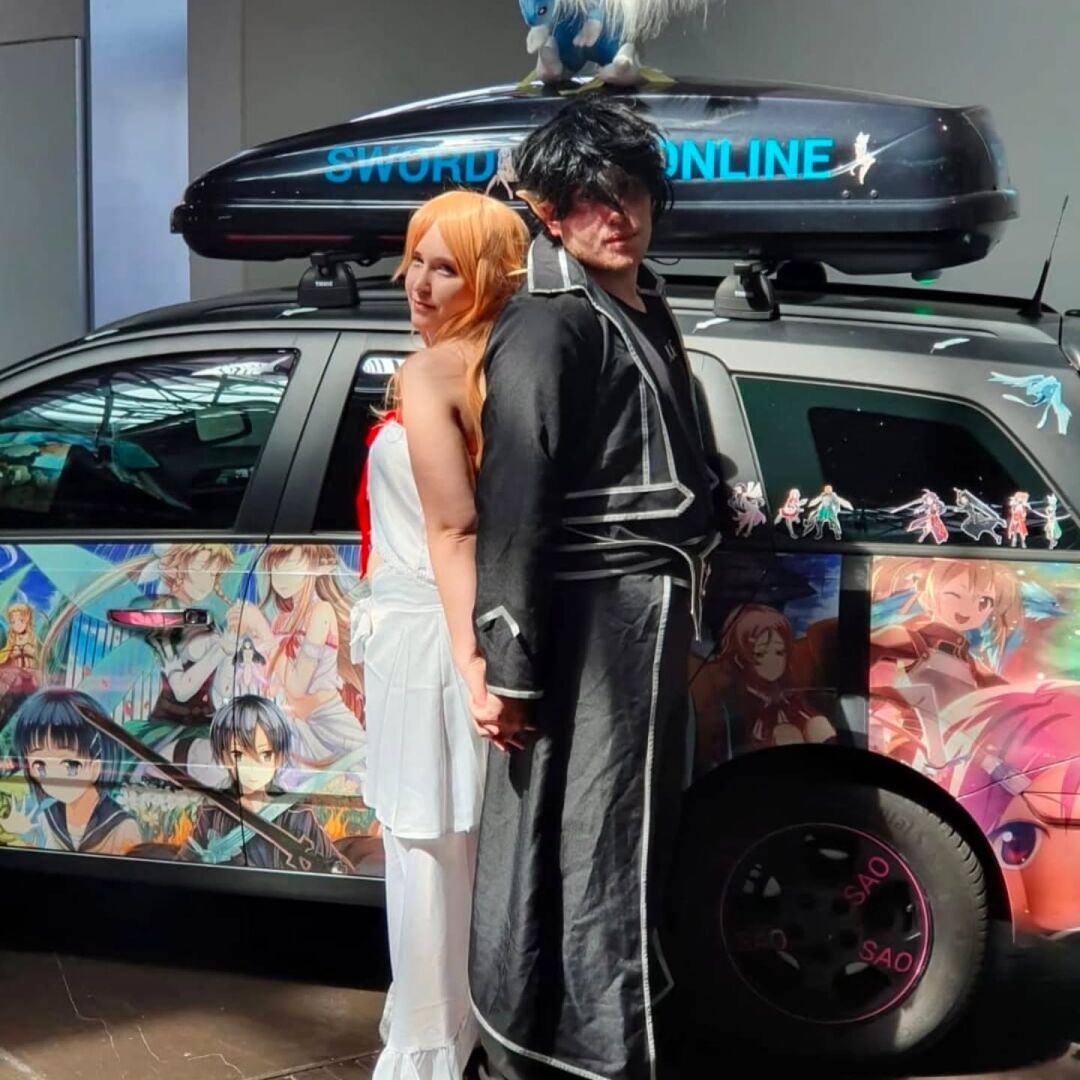 Наша самая первая Dokomi вышла чудесной 😍 #SAO #Асуна #Кирито #GermanItasha