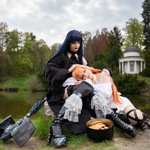 “Ｏｕｒ Ｐｒｏｍｉｓｅ…” • С днём рождения, FFXIV: SHADOWBRINGERS 🖤🤍 Смотрите, какие мы с @arsi_arsinoe милахи