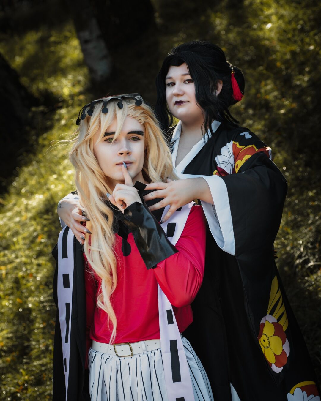Демонический дуэт 🩸 Мудзан: @phantom_potatoo Дома: @vari_cosp Тайтл: «Клинок, рассекающий демонов» Фото и обработка: @warpp_w #косплей #Мудзан #Дома #косплейДом