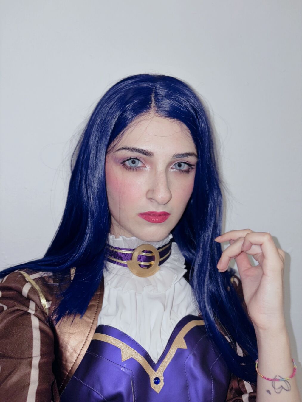 Не соскучились по моей Кейтлин? 💜 #кейтлинкирамман #косплейлигилегенд #riotgames #лигалегенд