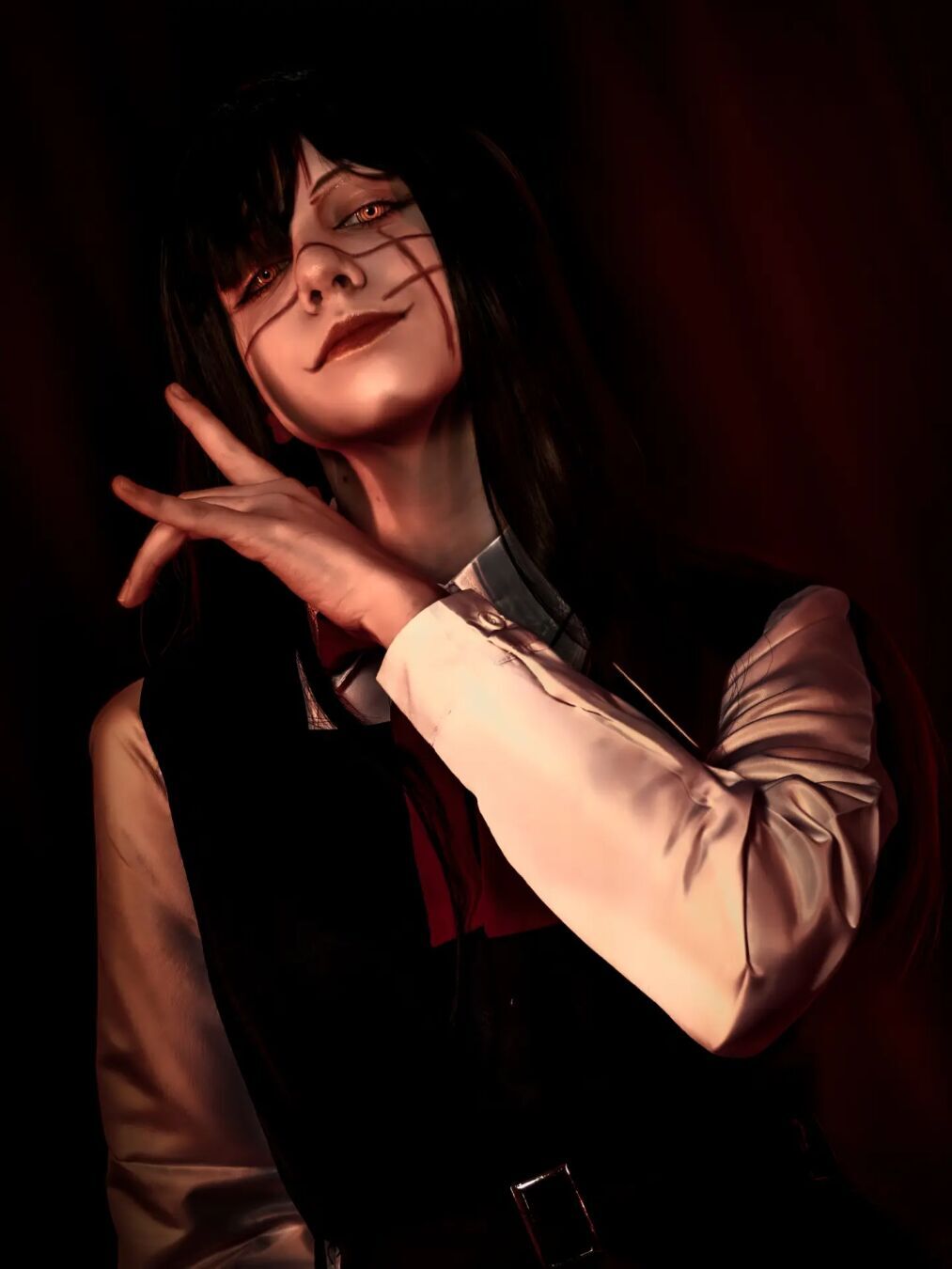 «ТЫ БОЛЬШЕ НЕ ЧЕЛОВЕК.. ТЫ ДЕМОН..!» ------------------------------------------------ Персонаж : *Йору, Дьявол Войны* Аниме, Манга : *Chainsaw Man* Косплей : Ко