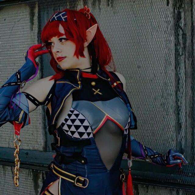 ⛓️Твоя слабость носит моё лицо⛓️ Photo: @_ben_saraf_ Edit/Model/Wig: @kurai_no_yume Costume: @roleco