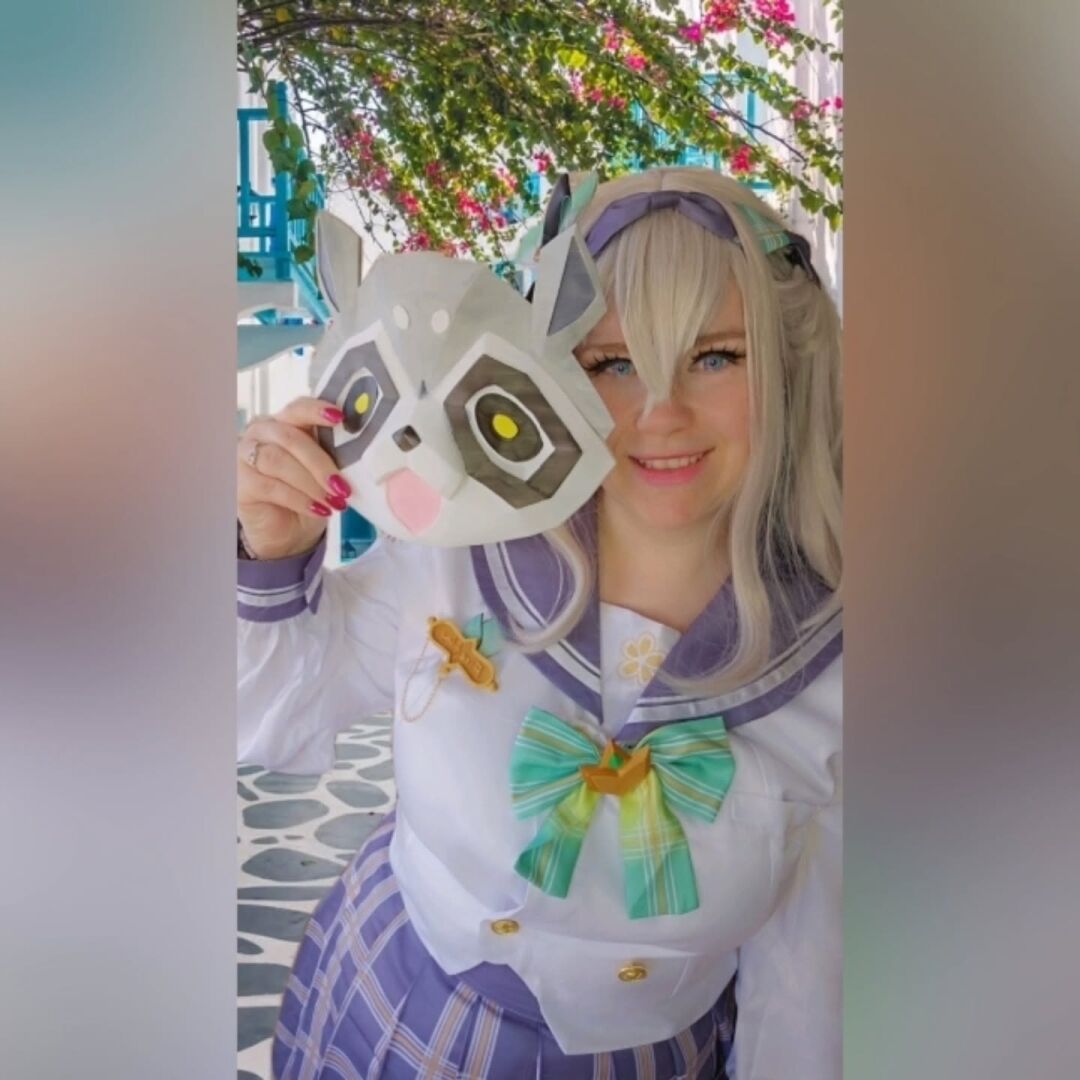 🩵Я хочу жить как Файрфлай, а не просто как SAM.🩵 ~ Файрфлай ~ Honkai Star Rail Желаю всем хороших длинных выходных. Маска принадлежит @starguardiannova 👩🏼‍❤️‍💋‍