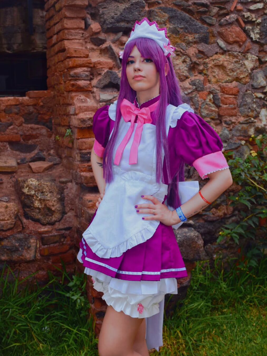 🔹Дзакуро, версия горничной — Tokyo Mew Mew🔹 #косплей #МьюДзакуро #TokyoMewMew