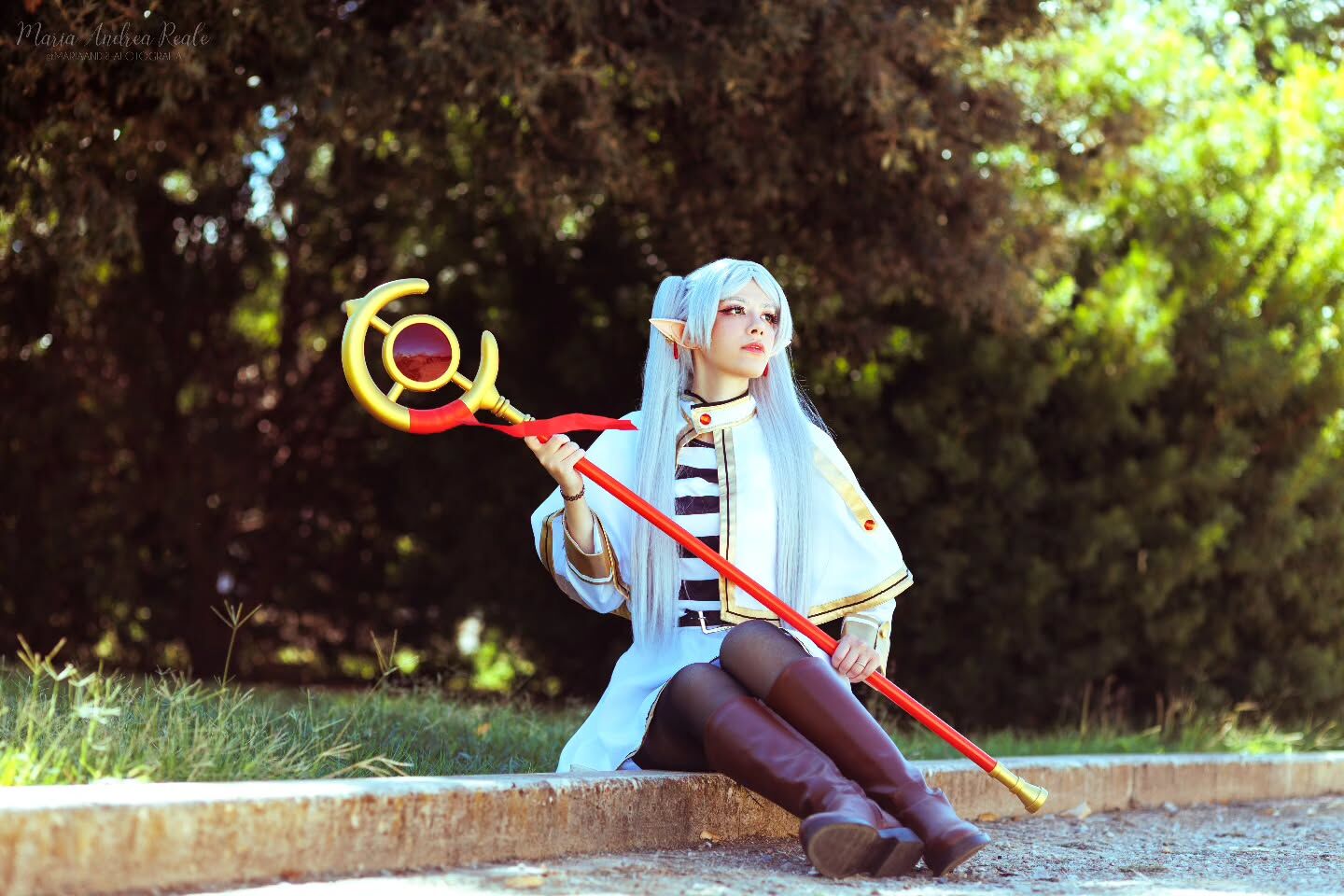 🔹Фрирен — «Фрирен, провожающая в последний путь»🔹 👗: @cosplaysky_fr 📸: @mariaandreafotografia #косплей #косплеер #ФриренПровожающаяВПоследнийПуть #Фрирен
